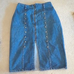 Denim Skirt Plus size